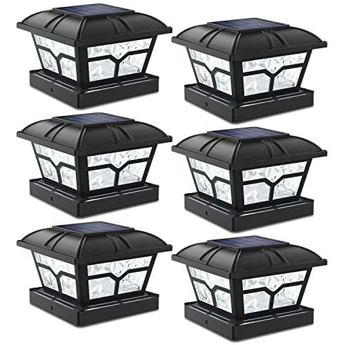 Solar Post Lights Outdoor 2 Modes 020 4PK