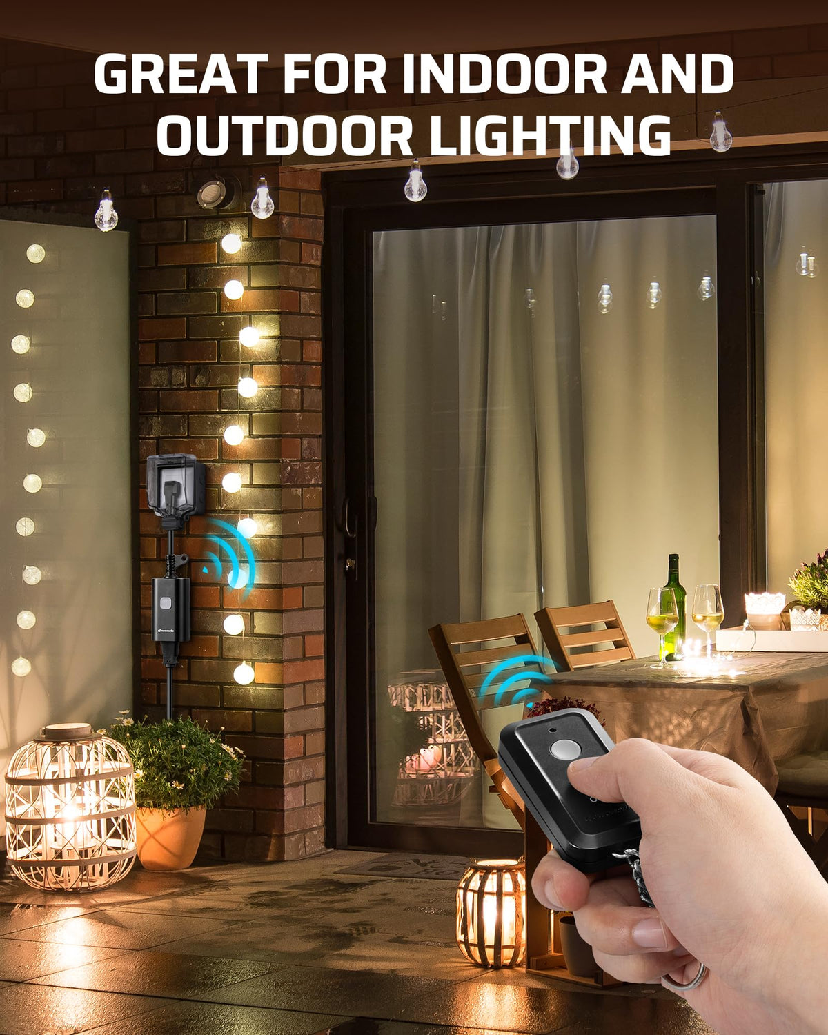 Halloween Outdoor Remote Control Outlet