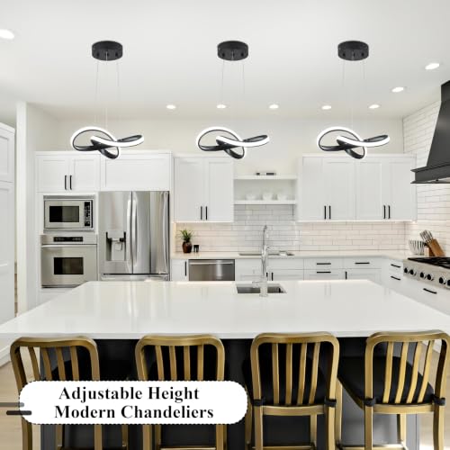 Modern LED Ring Pendant Light Fixtures Kitchen Island