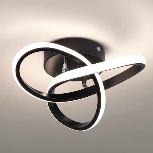 Hallway Light Acrylic Modern LED Ceiling Light Fixtures Cool White 6000K Close to Ceiling Lights for Bedroom