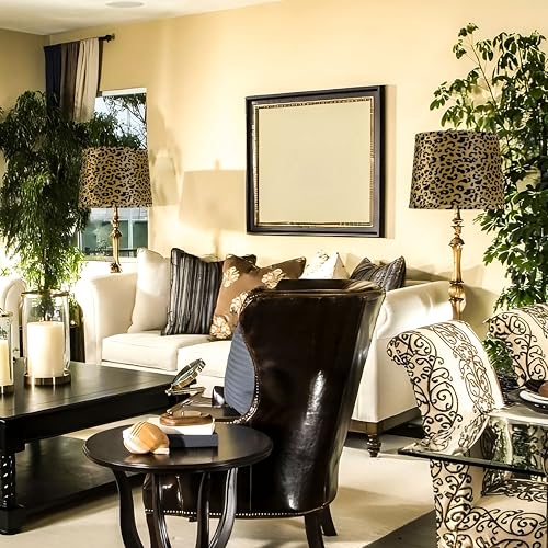 Leopard Lamp Shade Set of 1 (11"×13"×10"-1 Pc / Multi - Leopard Fabric)