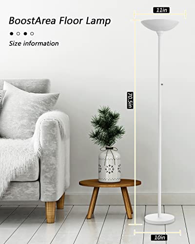 Torchiere Floor Lamp (White Torchiere Floor Lamp)