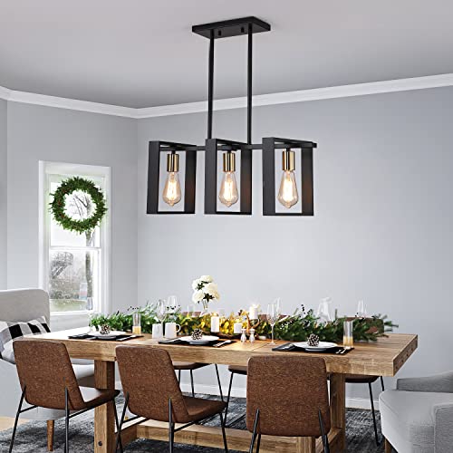 3 Lights Kitchen Island Lighting (Black / 3 Lights A)