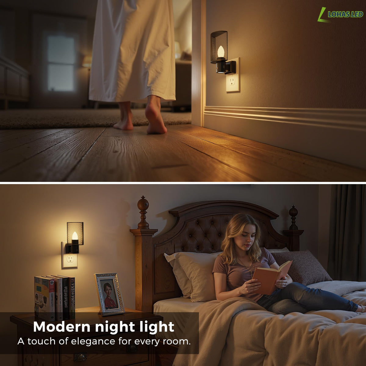 Night Light Night Lights Plug into Wall (Mesh / 1 Pack)