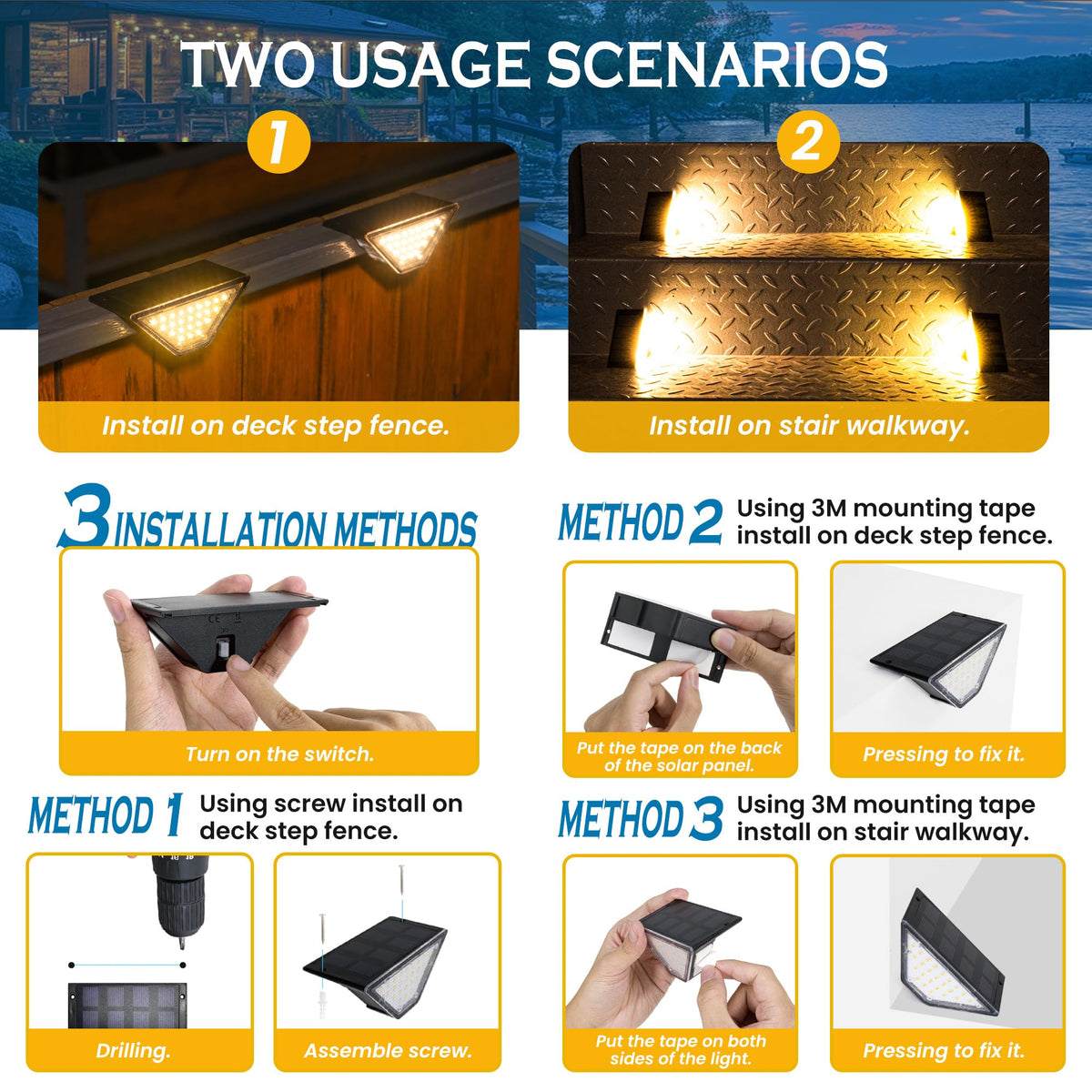 Solar Step Lights