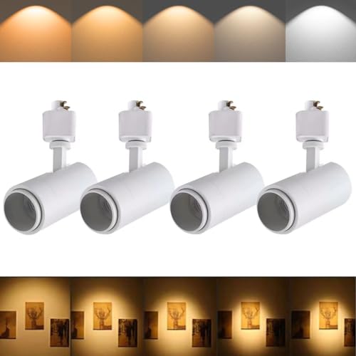 Track Lighting Heads 12W H (White - 4 Pack)