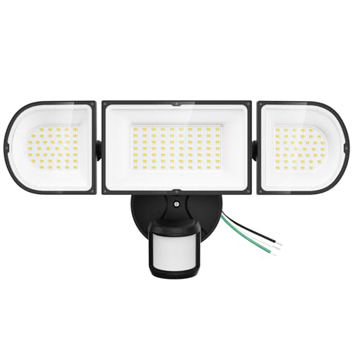 150W Motion Sensor Lights Outdoor for Outside (Black)