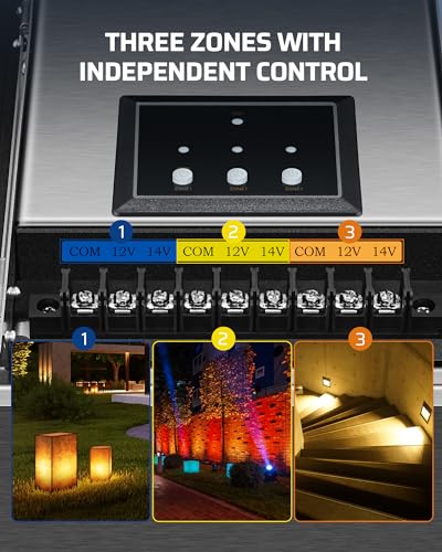300W Wi Fi Low Voltage Landscape Transformer (WiFi-300W-Stainless Steel)