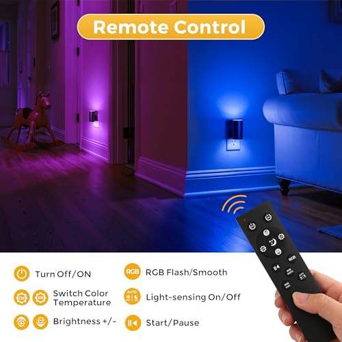 Night Light [Nightlights *2+Remote*1] (Multicolor+Remote*1)