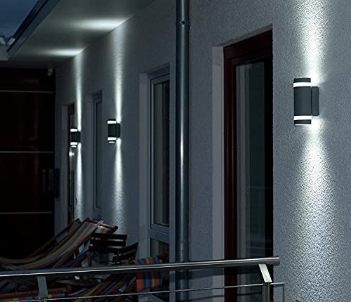 Dusk to Dawn Outdoor Wall Sconce Lighting (Semi Cylinder 3 Pack)