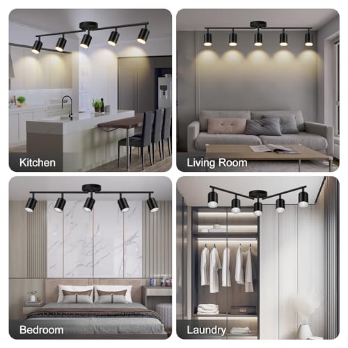 Track Lighting (Black / 30" 5 Light Track Light)