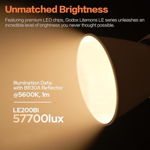LE200Bi Godox Light Kit 220W Bi (Black)