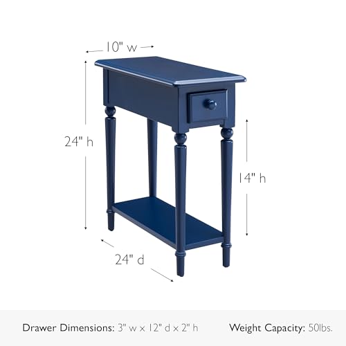 Coastal End Table (Navy)