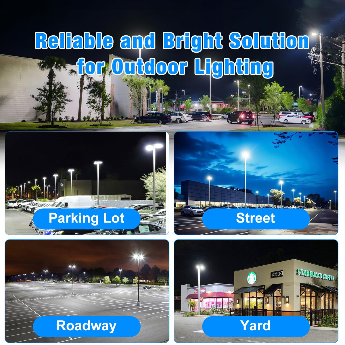 LED Parking Lot Light (200-B-1PACK)