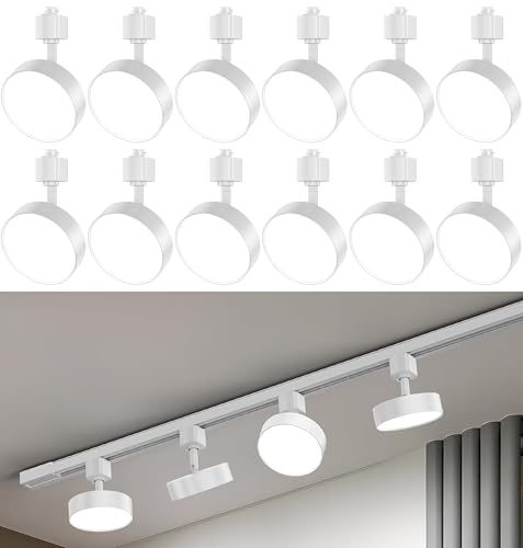 Diffuse LED Track Lighting Heads H Type (White / 12 Pack(3000K))