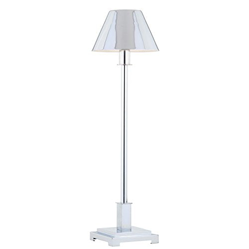 Roxy Slim Modern LED Table Lamp Metal 26" (Chrome)