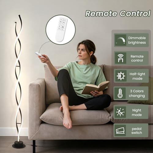 31W Modern Floor Lamp (Black-DNA)