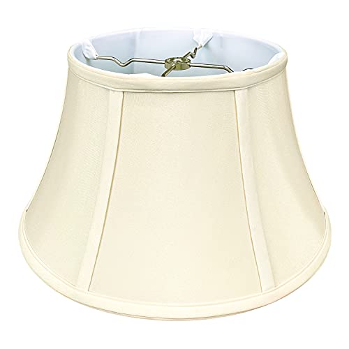Royal Designs Shallow Drum Bell Billiotte Lamp Shade (Eggshell / 11 x 17 x 10)