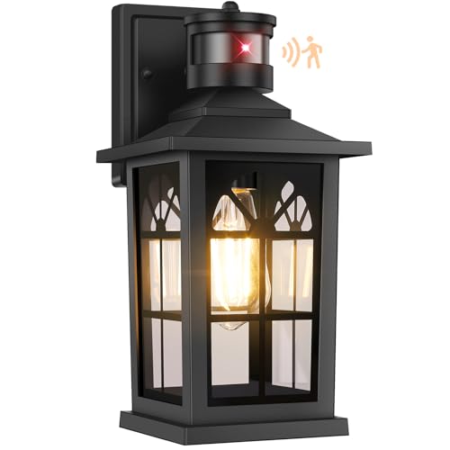 Motion Sensor Outdoor Wall Light Fixture (12.6" (1-Pack))