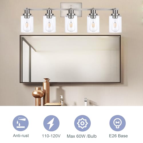 5 Light Multi (Brushed Nickel / 5-Light)