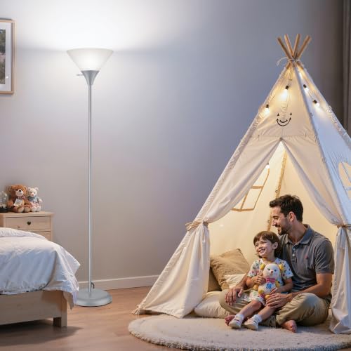 Floor Lamp for Living Room (Gray)
