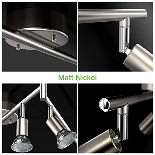LED 6 Light Track Lighting Kit (Matt Nickel / 6 Light)