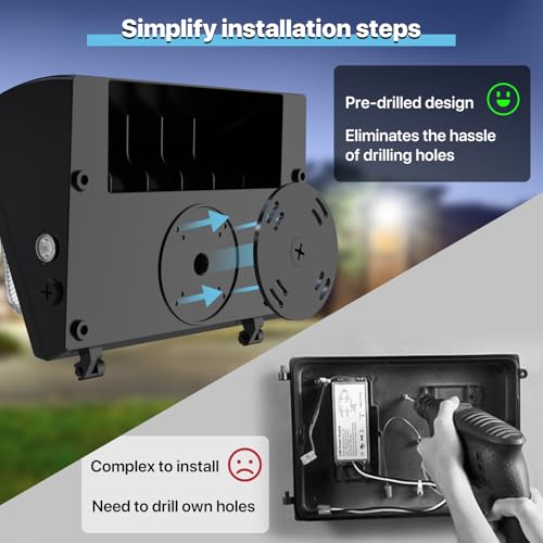 LED Wall Pack 120W (120W-2Packs)