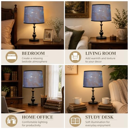 Drum Lamp Shades Set of 2 (Starry Sky)