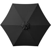 7.5ft Solar Umbrella LED Lighted Patio Umbrella