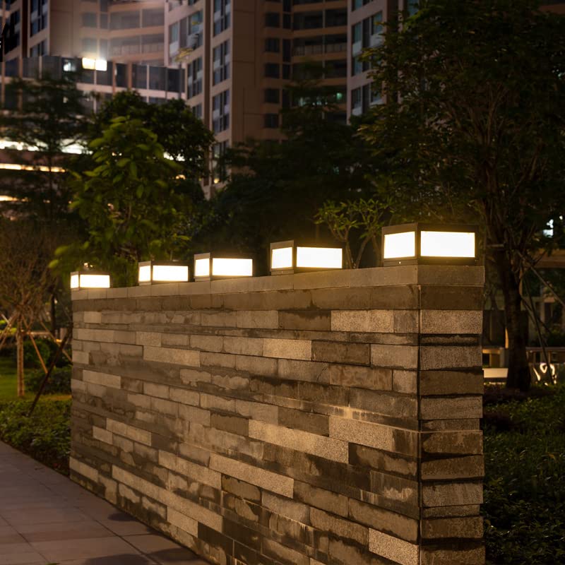 Outdoor Modern Stainless Steel Post Light (W11.8"*H6.5" 110V)