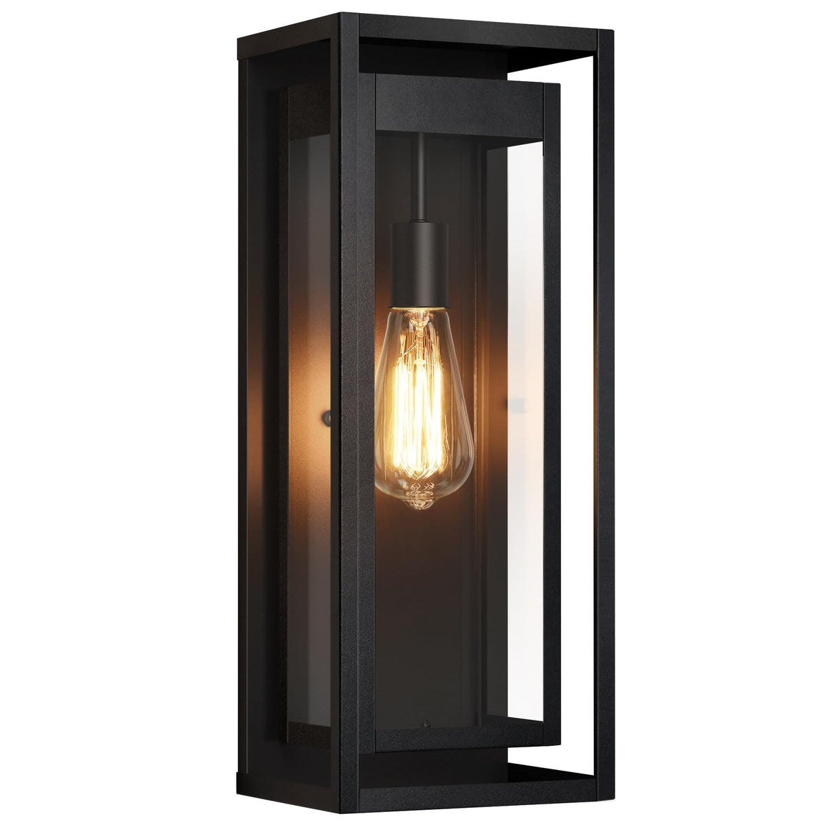 19 Inch Outdoor Wall Light Fixtures (Black / 19" (1-Pack))