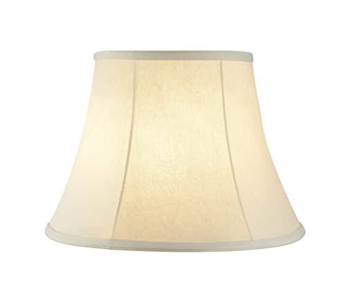 38005-2, Bell Collapsible Spider Lamp Shade, Natural, 9" Top x 15" Bottom x 11" Slant Height, Set of 2 (9" Top x 15" Bottom x 11" Slant / Natural)