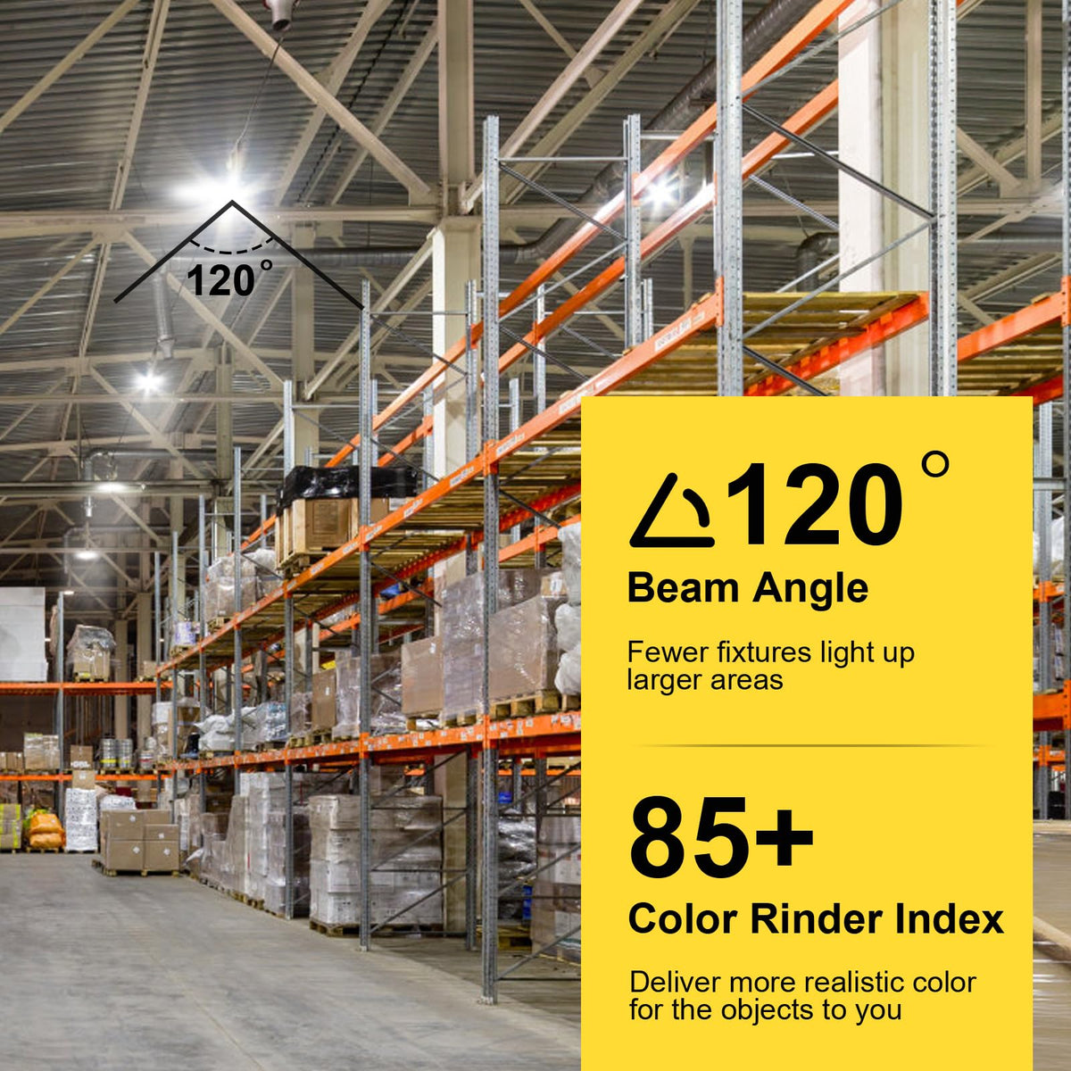 6 Pack ETL 155W UFO LED High Bay Light (6 Pack)