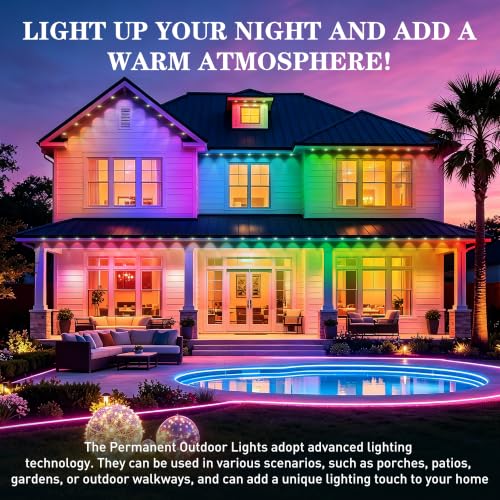 150FT Permanent Outdoor RGB+IC Lights (150FT)