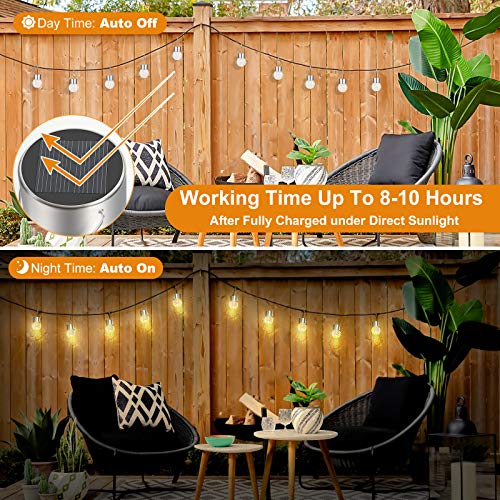 32Pack Outdoor Hanging Solar Lights (Warm White / 32P)