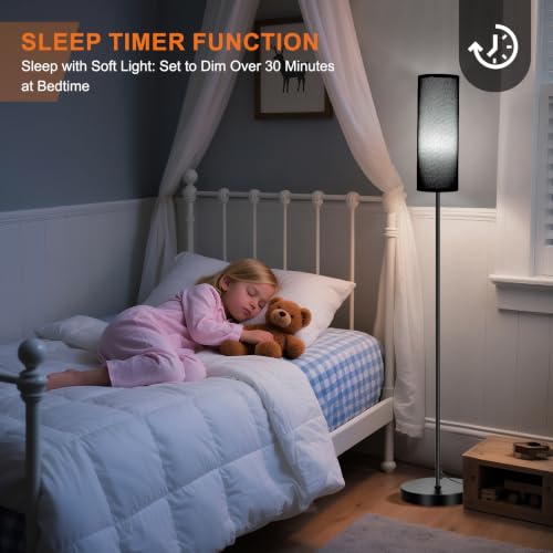 Floor Lamp 9W 800LM Smart Bulb (Black 1_Pack)