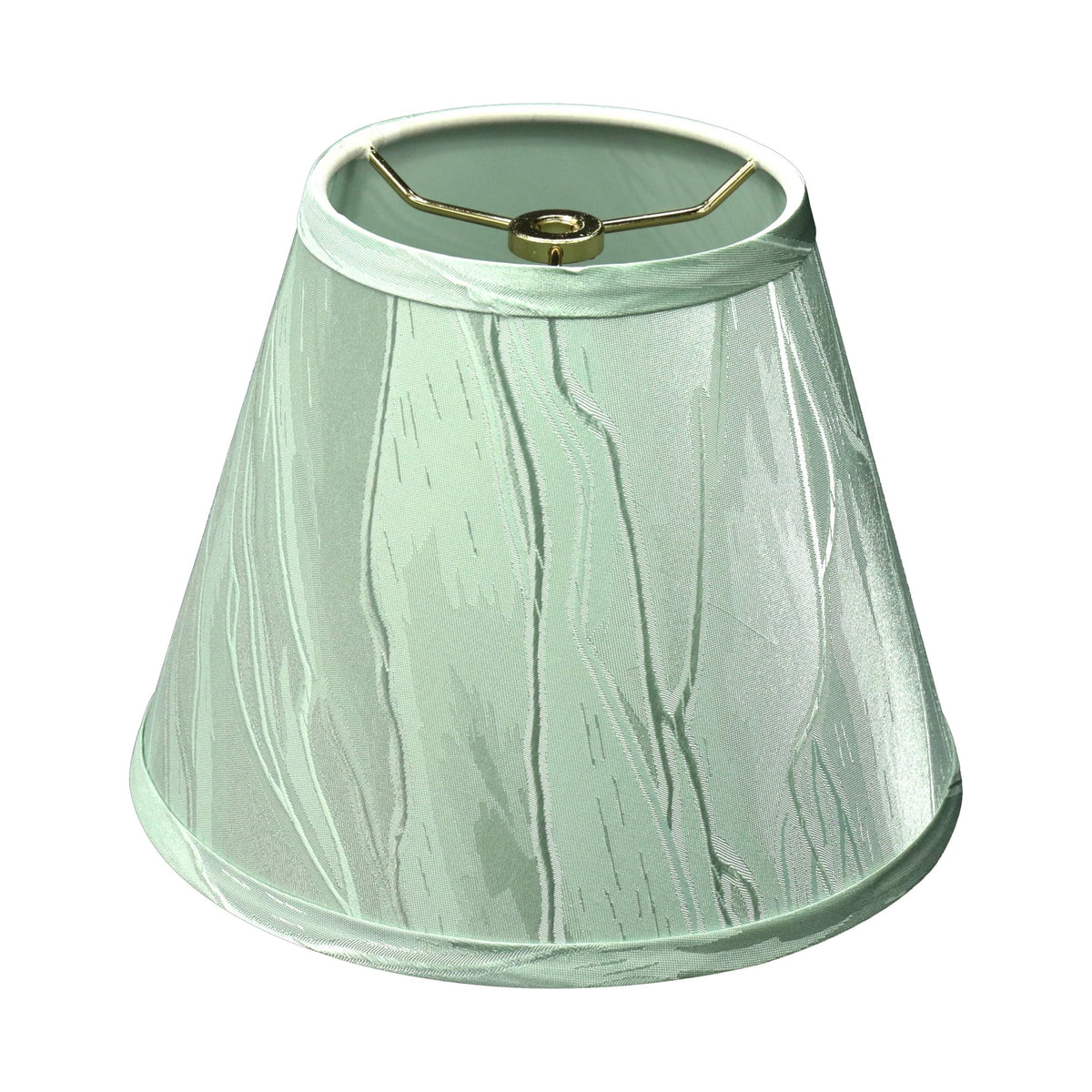 32430A Transitional Hardback Empire Shape Spider Construction Lamp Shade in Light Green (Light Green)