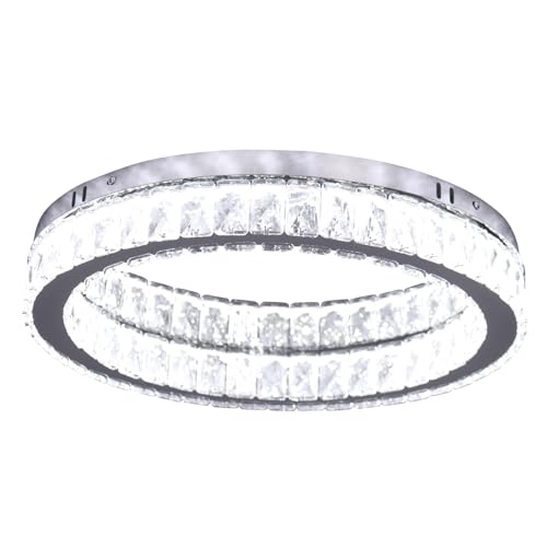 Crystal LED Flush Mount Ceiling Light