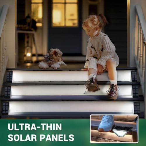 20 Pack Solar Step Lights for Outside