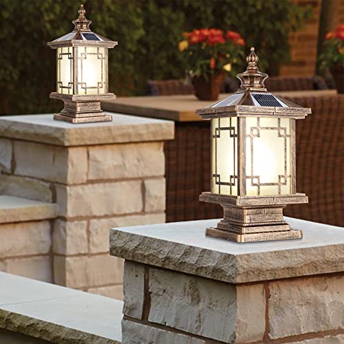 LED Solar Post Light Outdoor