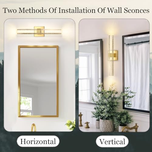 LED Wall Sconces Modern Crystal Wall Light Fixtures