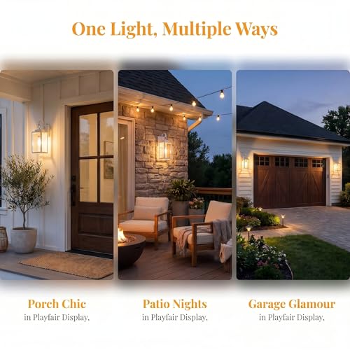 White Porch Light (11.8'' 1 PACK / White)