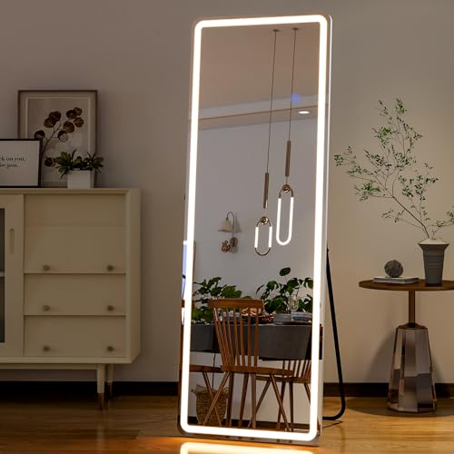 LED Full Length Mirror (Rectangle / 60"L x 16"W)