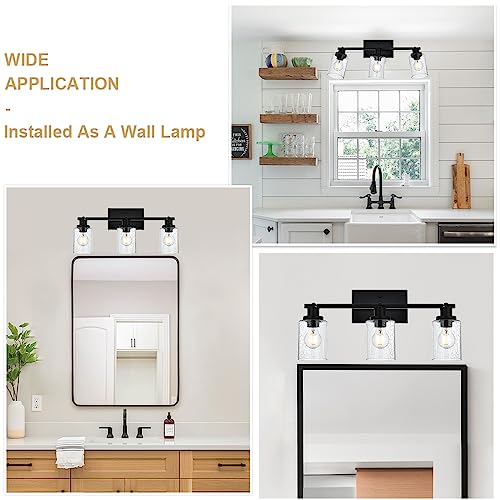 3 Light Track Lighting Fixtures Ceiling Spot Light (Black / 3-Light)