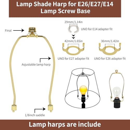 Large Lampshades Set of 2 Drum Lamp Shades 15" Top X 15" Bottom X 12" High (Imitation Brown Cowhide)
