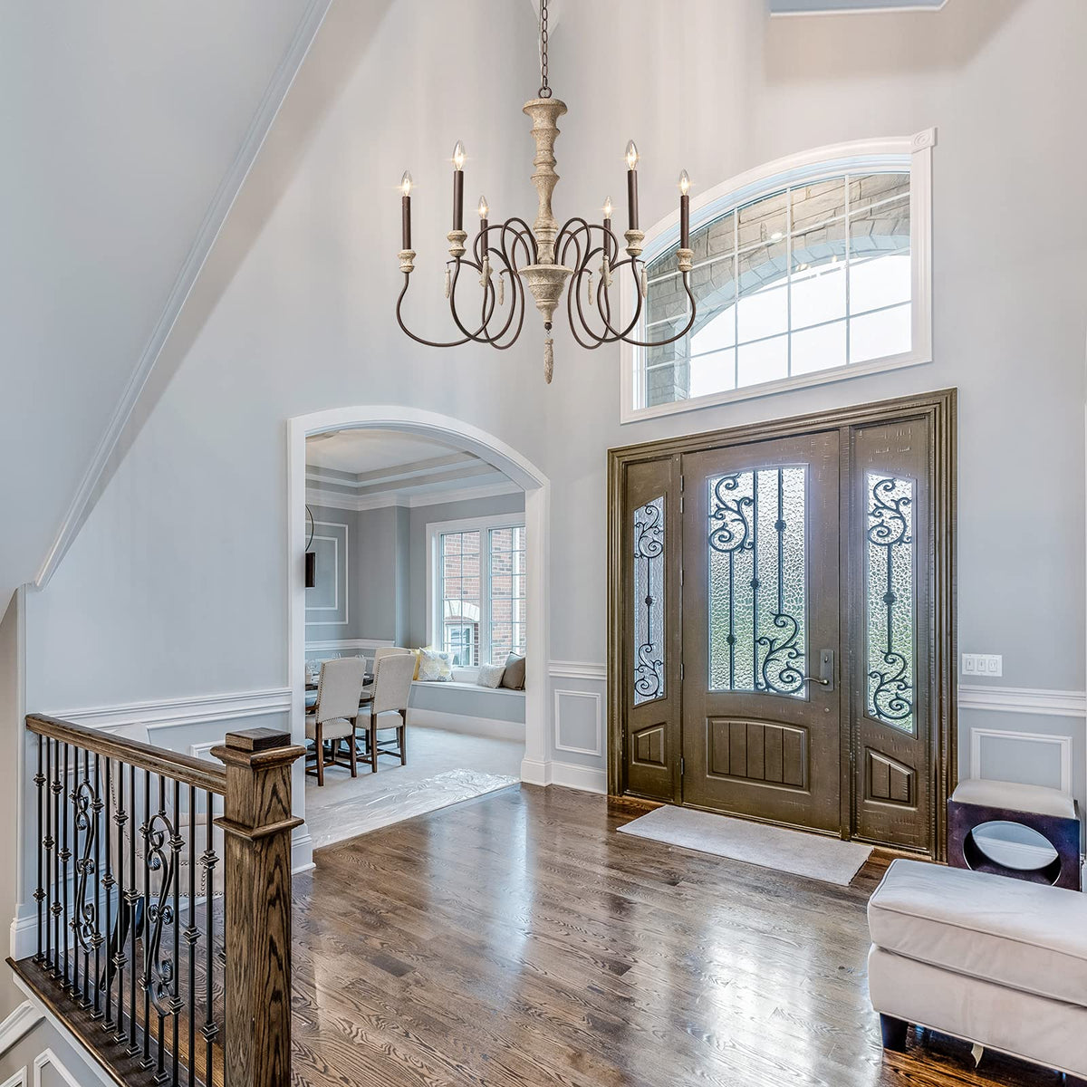 Farmhouse Chandelier (A03294)