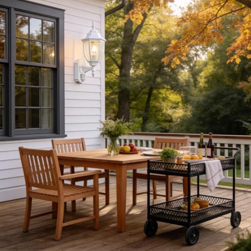 Porch Lights Outdoor Motion Sensor Wall Sconce Anti (White / Standard - 1 Pack)