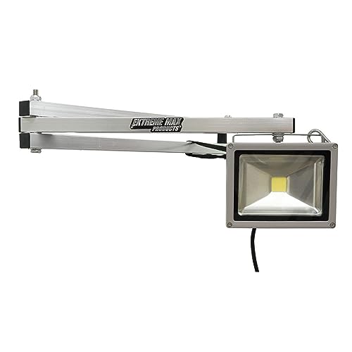 5001.6065 Adjustable Aluminum Swing Arm LED Industrial Work Light for Warehouse Race Trailer Shop Garage Workbench