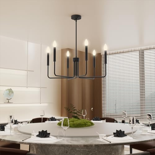 Brushed Gold Chandelier for Dining Room