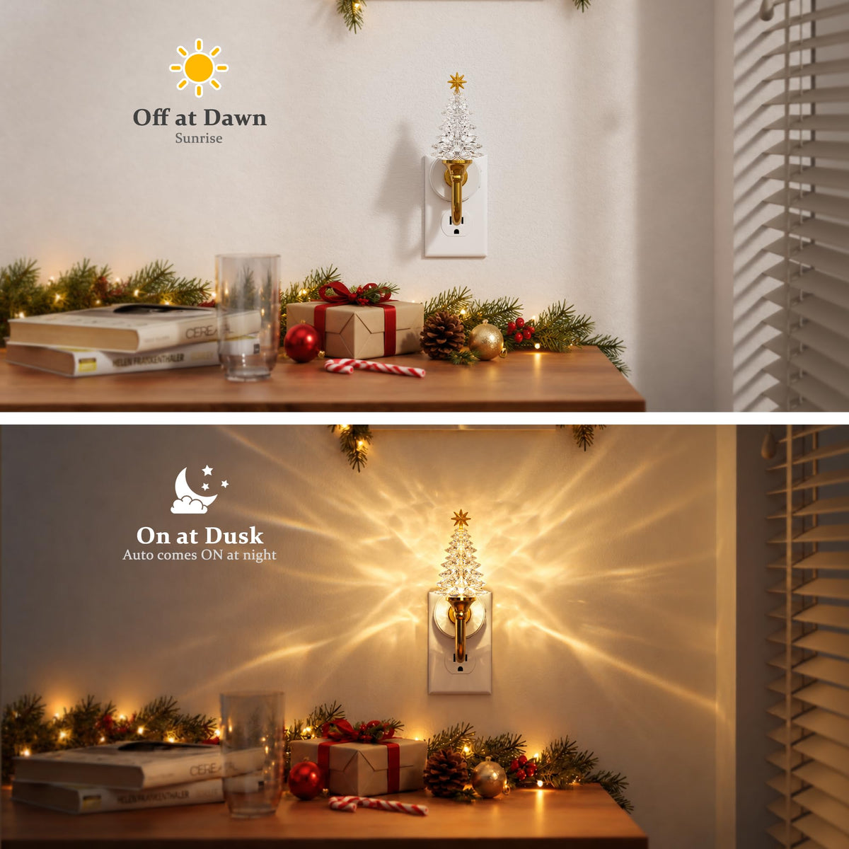 Crystal Christmas Tree Night Light (Crystal Christmas Tree - RGB / 1 Pack)